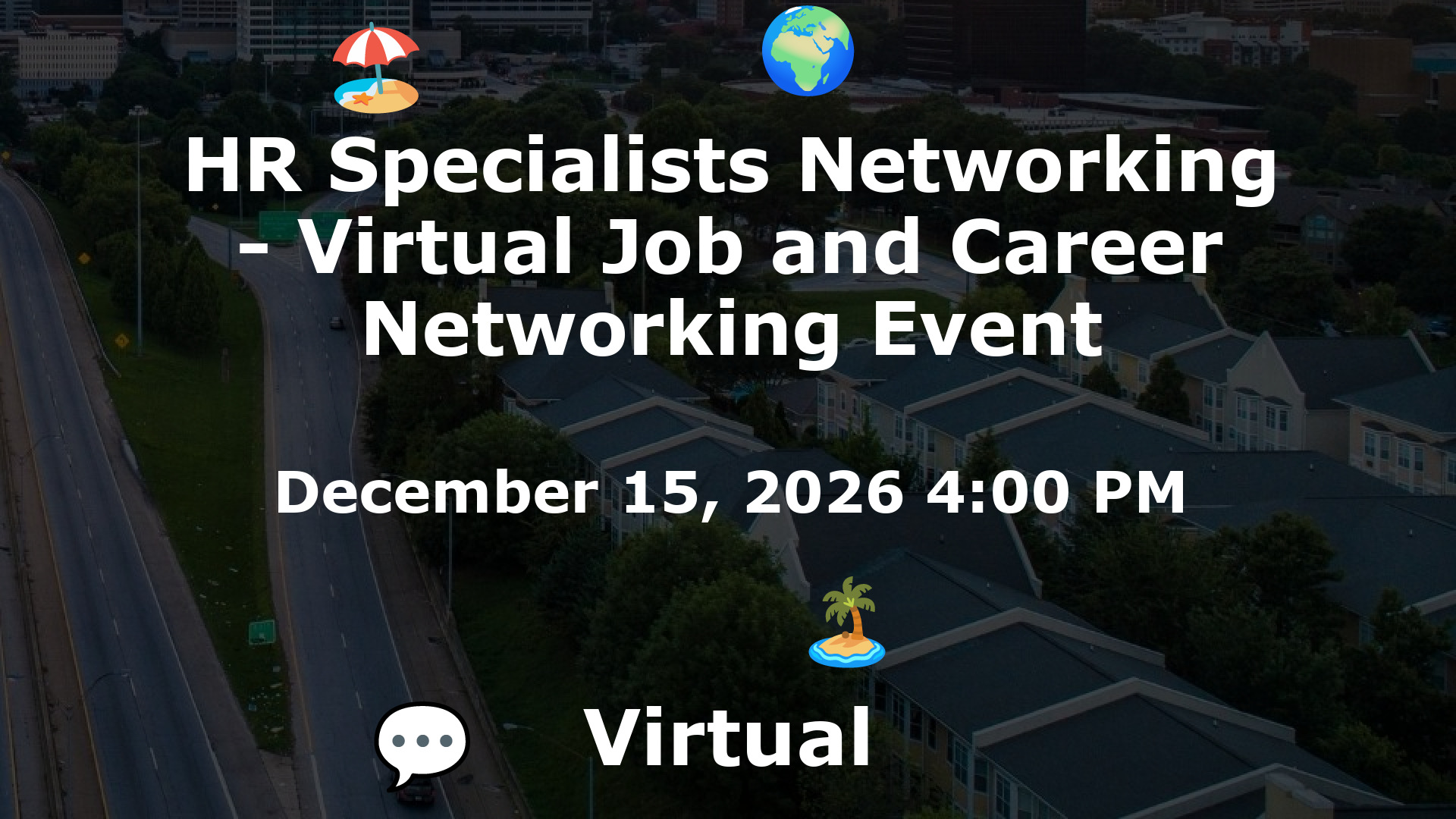 HR Specialists Networking - Virtual Job and Career Networking Event event image